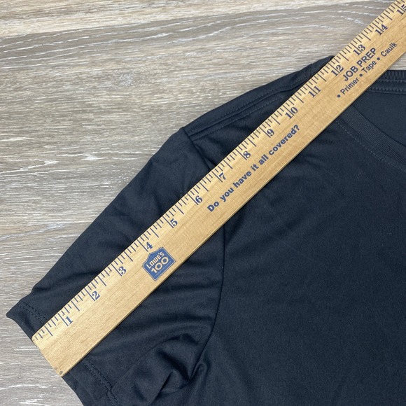 Nike Dri-FIT Womens Size M Black Short Sleeve Gym Training T-Shirt DX0687-010 - Picture 9 of 10